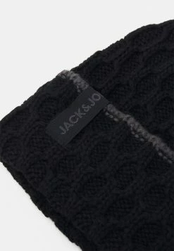 Jack & Jones JACPRJCT BEANIE - Beanie - Black -Jack & Jones Shop dc72dc7af20e4d2aa5cfdeb21263cd89