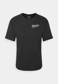 Alternative view of Jack & Jones JORTHUNDER TEE CREW NECK UNISEX - Print T-shirt - Black