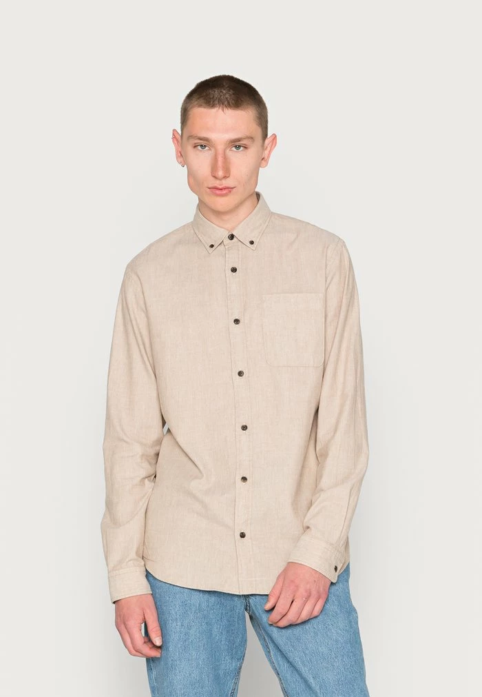 Jack & Jones JJECLASSIC - Shirt - Oatmeal 1 Jack & Jones JJECLASSIC - Shirt - Oatmeal