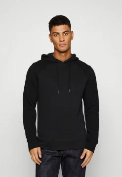 Jack & Jones JCOSTAPLE QUILT HOOD - Hoodie - Black