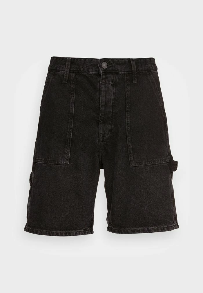 Jack & Jones JJITONY JJUTILITY - Denim Shorts - Black Denim 4 Jack & Jones JJITONY JJUTILITY - Denim Shorts - Black Denim - Image 4