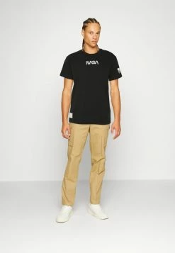 Alternative view of Jack & Jones JCONASA LOGO TEE CREW NECK UNISEX - Print T-shirt - Black