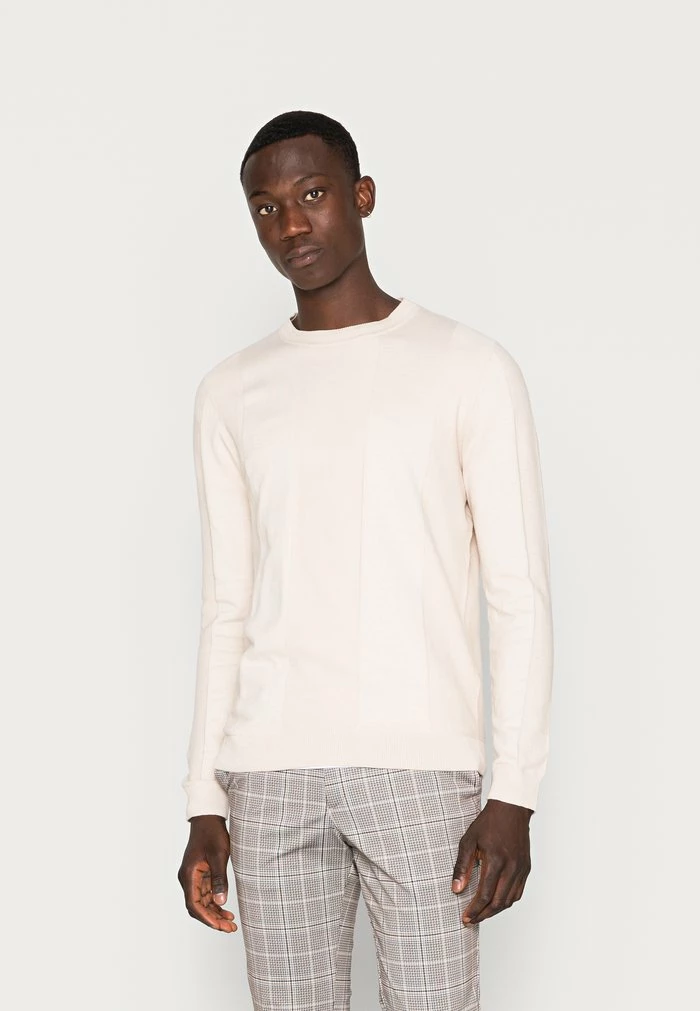 Jack & Jones JORINTER CREW NECK - Jumper - Moonbeam 1 Jack & Jones JORINTER CREW NECK - Jumper - Moonbeam
