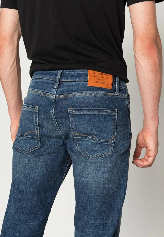 Jack & Jones JJIMIKE JJWOOD - Straight Leg Jeans - Blue Denim 5 Jack & Jones JJIMIKE JJWOOD - Straight Leg Jeans - Blue Denim - Image 5