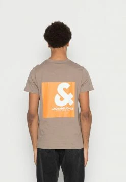 Jack & Jones JCOTHX TEE CREW NECK - Print T-shirt - Fungi