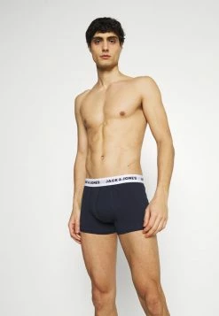 Jack & Jones JACWHIT TRUNKS 5 PACK - Pants - Black/navy Blazer/firey Red