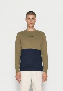 Jack & Jones JORLENS CREW NECK - Sweatshirt - Martini Olive