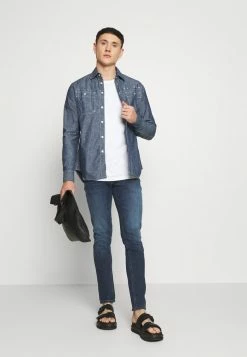 Alternative view of Jack & Jones JJIGLENN JJORIGINAL - Slim Fit Jeans - Blue Denim