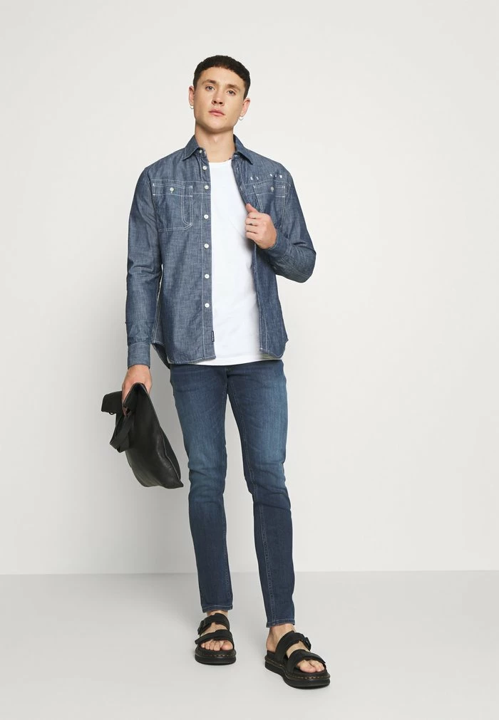 Jack & Jones JJIGLENN JJORIGINAL - Slim Fit Jeans - Blue Denim 2 Jack & Jones JJIGLENN JJORIGINAL - Slim Fit Jeans - Blue Denim - Image 2