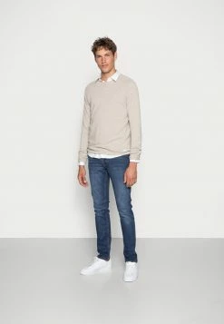 Jack & Jones JJEHILL CREW NECK - Jumper - Oatmeal Melange -Jack & Jones Shop e145547491f7437bb0d7f23752d0b945