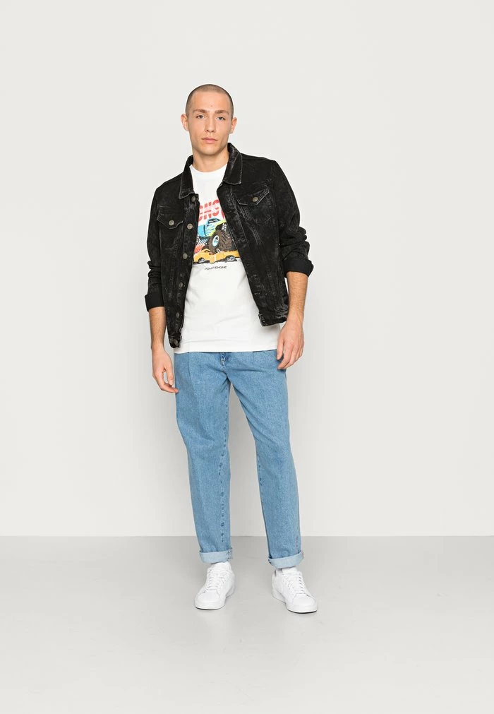 Jack & Jones JJIBOB JJCHINO - Straight Leg Jeans - Blue Denim 2 Jack & Jones JJIBOB JJCHINO - Straight Leg Jeans - Blue Denim - Image 2