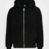 Jack & Jones JORBIGTEDDY ZIP HOOD UNISEX - Fleece Jacket - Black