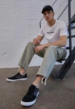 Jack & Jones JFWLOGAN COMBO - Trainers - Anthracite