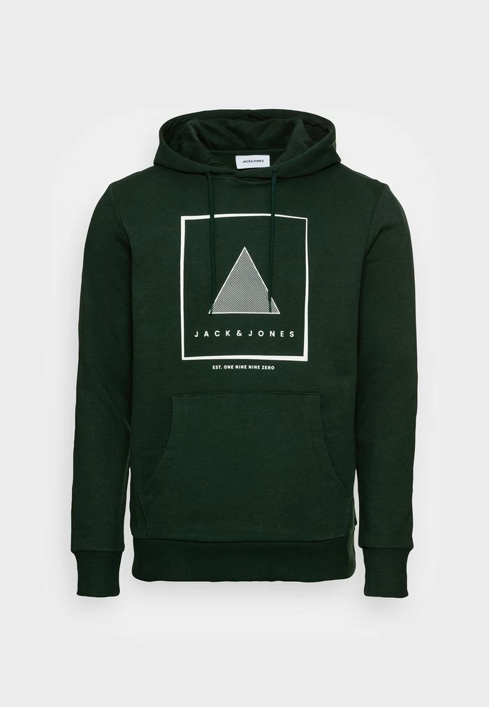 Jack & Jones JJROBERT HOODY - Sweatshirt - Pine Grove 1 Jack & Jones JJROBERT HOODY - Sweatshirt - Pine Grove
