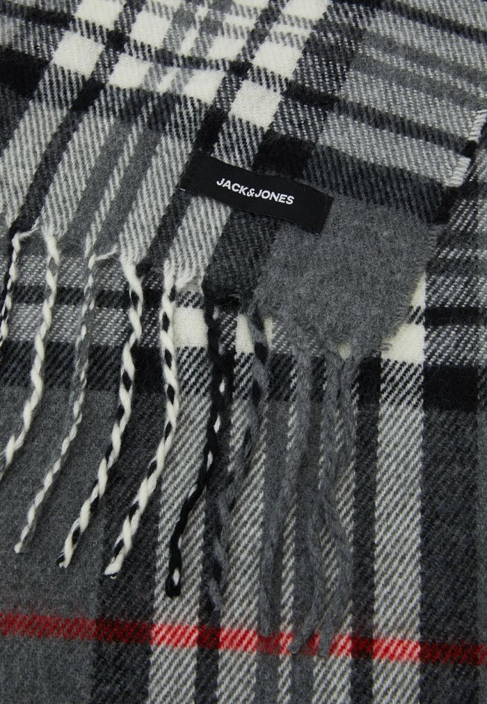 Jack & Jones JACCHECKS WOVEN SCARF - Scarf - Grey Melange 3 Jack & Jones JACCHECKS WOVEN SCARF - Scarf - Grey Melange - Image 3