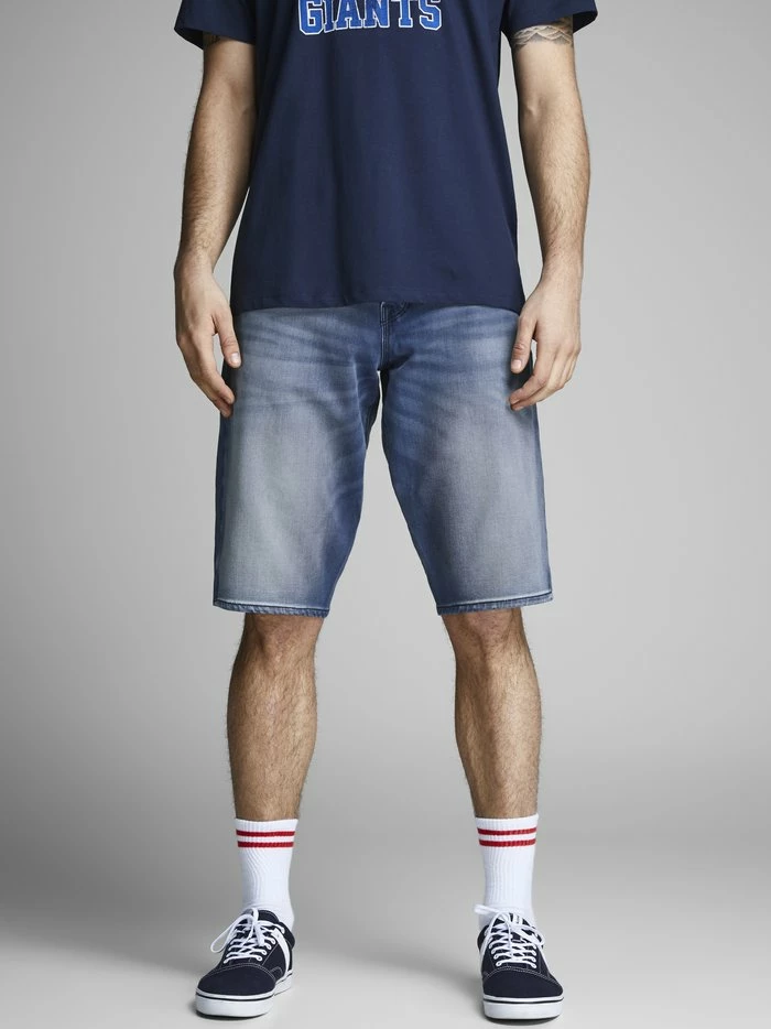 Jack & Jones Denim Shorts - Blue Denim 1 Jack & Jones Denim Shorts - Blue Denim