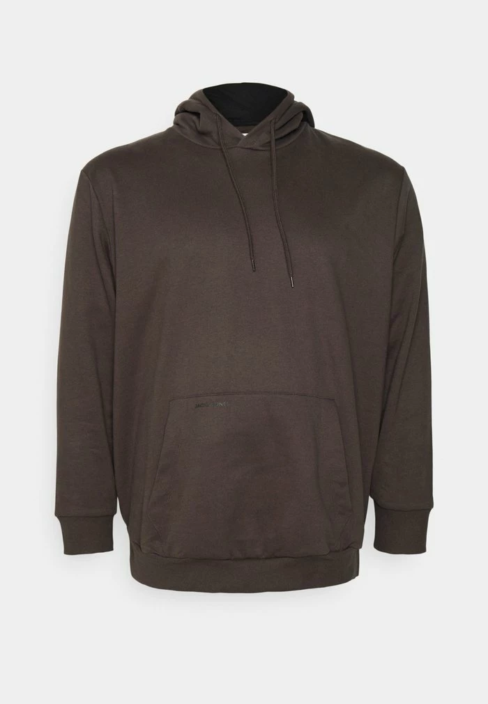 Jack & Jones JJCONTRAST SWEAT HOOD - Hoodie - Mulch 4 Jack & Jones JJCONTRAST SWEAT HOOD - Hoodie - Mulch - Image 4