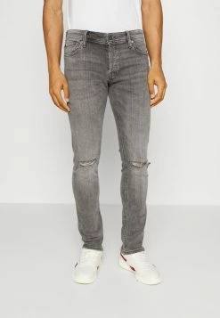 Jack & Jones JJIWHGLENN JJORIGINAL - Straight Leg Jeans - Grey Denim