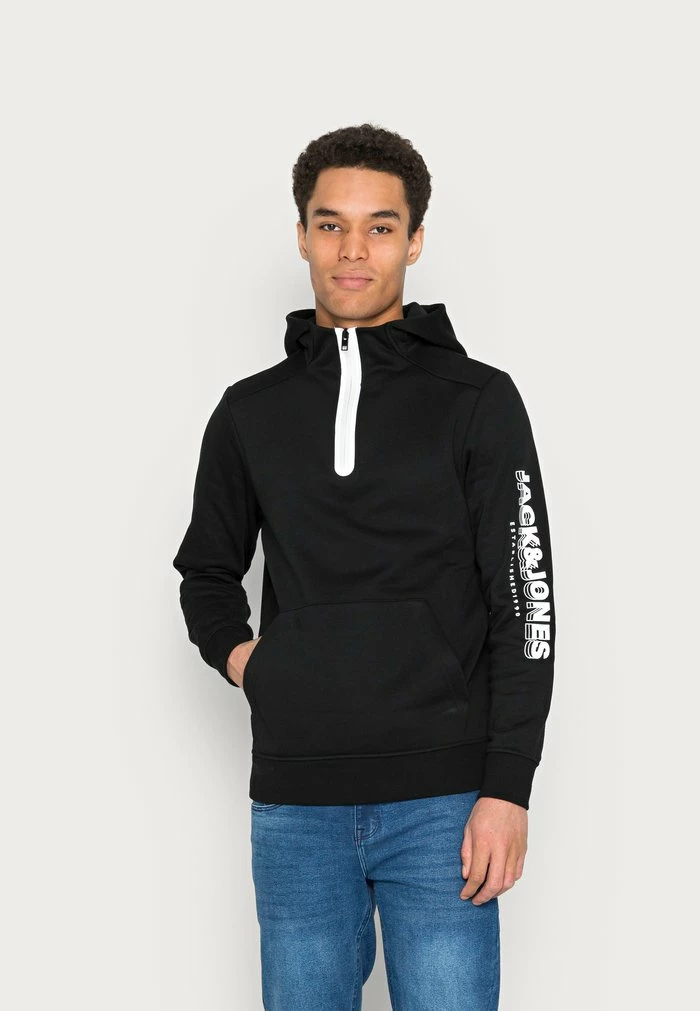 Jack & Jones JCOSPRING - Hoodie - Black 1 Jack & Jones JCOSPRING - Hoodie - Black