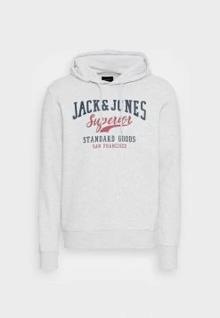 Jack & Jones JJELOGO - Hoodie - Light Grey Melange -Jack & Jones Shop e36c766c26c2468db6418df811a2bf96