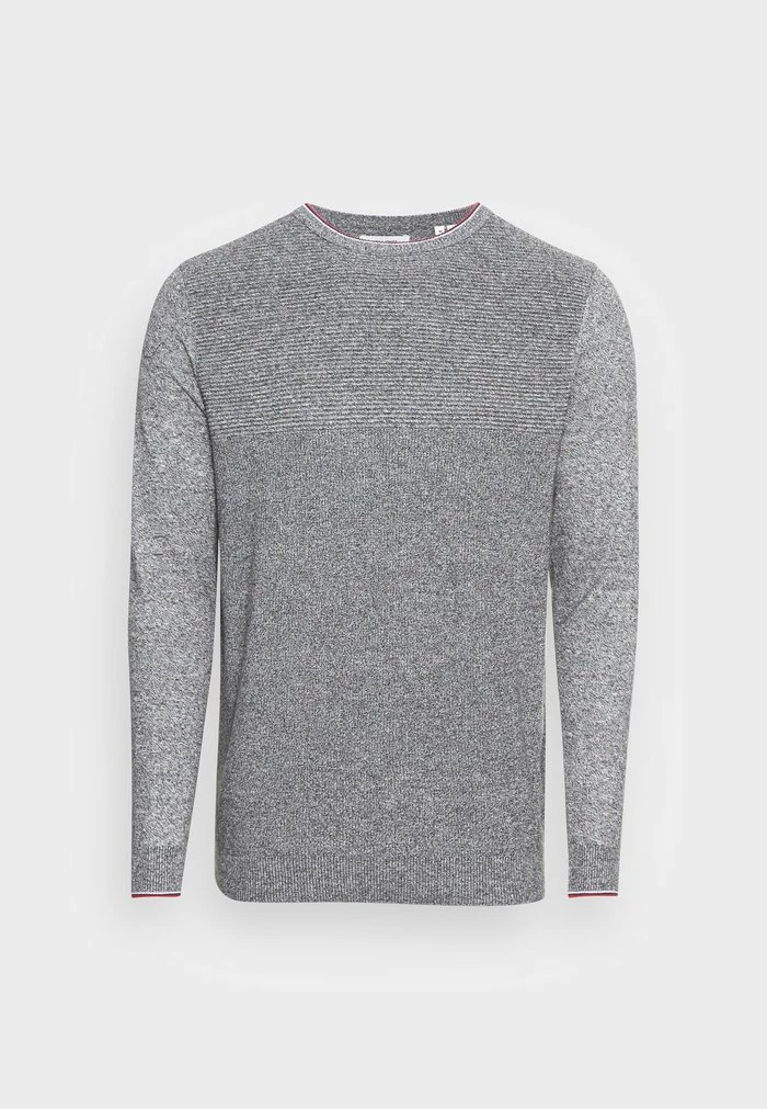 Jack & Jones JJRYDER CREW NECK - Jumper - Black/grey 4 Jack & Jones JJRYDER CREW NECK - Jumper - Black/grey - Image 4