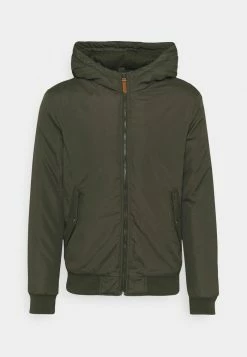 Jack & Jones JJFLYNN HODDED BOMBER - Light Jacket - Forest Night -Jack & Jones Shop e37e551131fd43b1b5ed50cef4ca1c6c