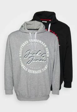 Jack & Jones JJSTAMP HOOD 2 PACK - Hoodie - Light Grey Melange -Jack & Jones Shop e3bfba9a486f4c7f855c03963936eb51