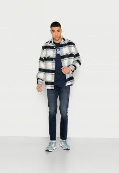 Alternative view of Jack & Jones JCOAIR TEE SSCREW NECK - Print T-shirt - Navy Blazer