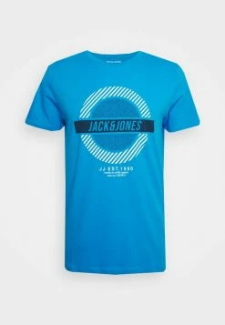 Jack & Jones JJMERAJ TEE CREW NECK - Print T-shirt - Blithe