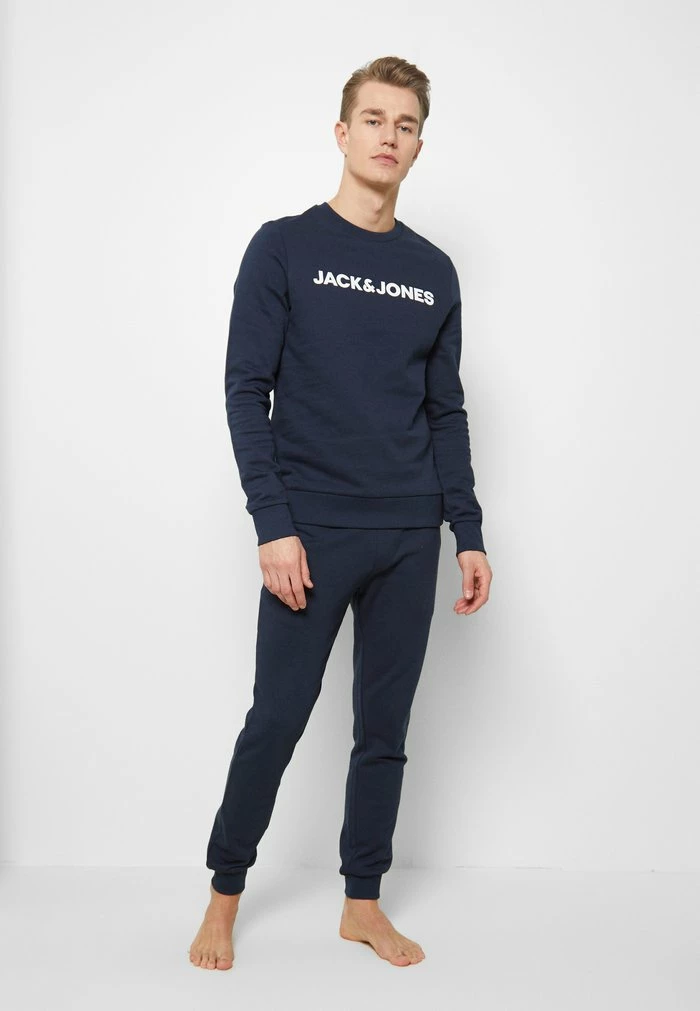 Jack & Jones JACLOUNGE ONECK - Sweatshirt - Navy Blazer 2 Jack & Jones JACLOUNGE ONECK - Sweatshirt - Navy Blazer - Image 2