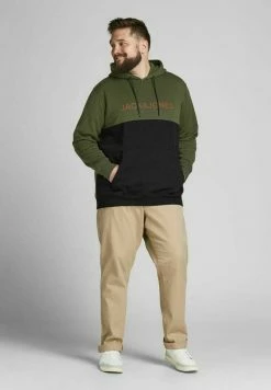Jack & Jones JJEURBAN BLOCKING HOOD - Hoodie - Forest Night -Jack & Jones Shop e4e25d5babc942e091835494208e62db