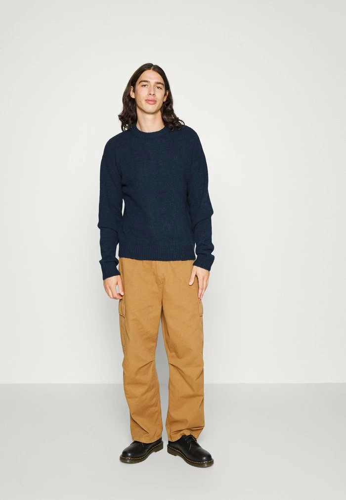 Jack & Jones JOROLLIE CREW NECK - Jumper - Navy Blazer Melange 2 Jack & Jones JOROLLIE CREW NECK - Jumper - Navy Blazer Melange - Image 2