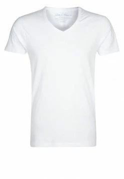 Jack & Jones BASIC V-NECK - Basic T-shirt - Opt White -Jack & Jones Shop e518326acd8343dc926b80ed017fe400
