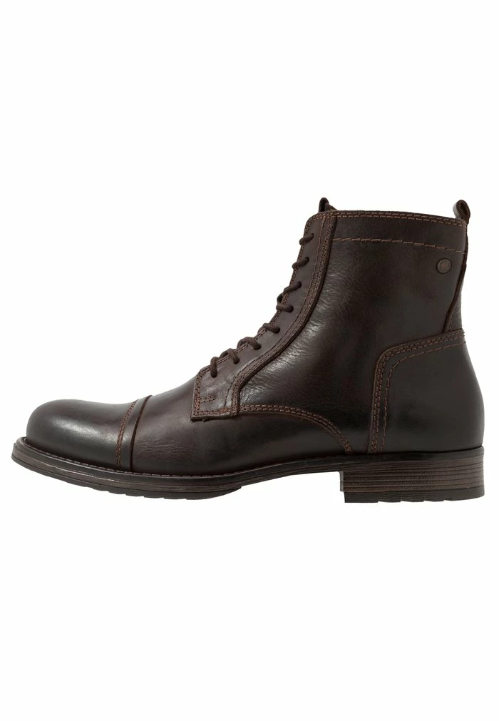 Jack & Jones JFWRUSSEL - Lace-up Ankle Boots - Brown Stone 1 Jack & Jones JFWRUSSEL - Lace-up Ankle Boots - Brown Stone