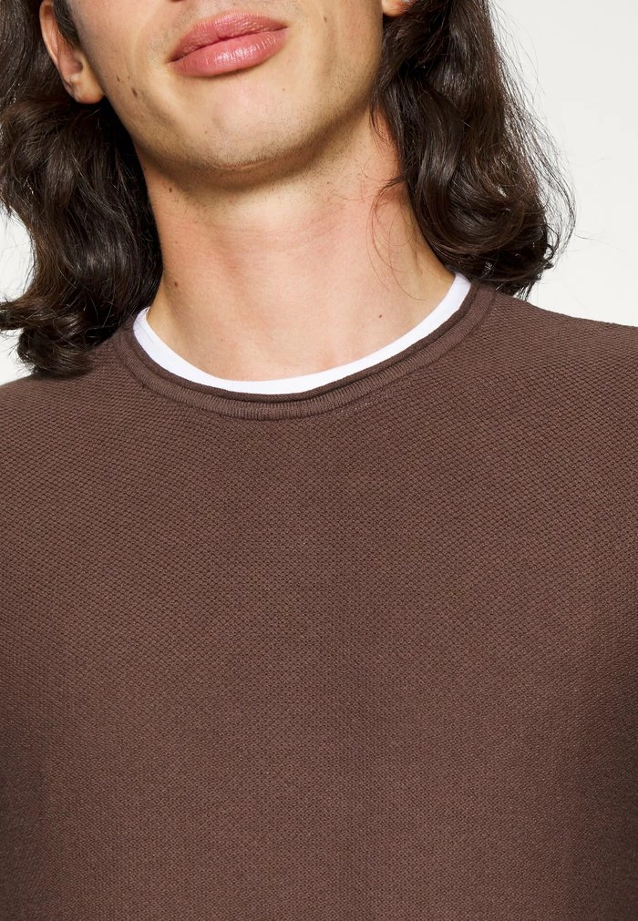 Jack & Jones JORTWINN CREW NECK - Jumper - Seal Brown 6 Jack & Jones JORTWINN CREW NECK - Jumper - Seal Brown - Image 6