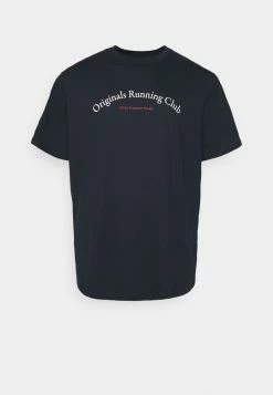 Jack & Jones JORBRINK CITY TEE CREW NECK - Print T-shirt - Navy Blazer
