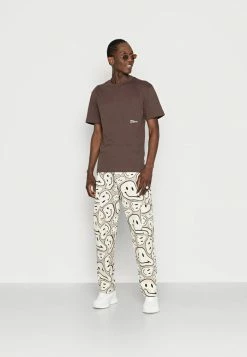Alternative view of Jack & Jones JORCLEAN TEE CREW NECK UNISEX - Print T-shirt - Seal Brown