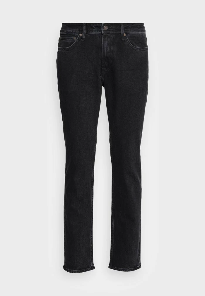 Jack & Jones Straight Leg Jeans - Black Denim 4 Jack & Jones Straight Leg Jeans - Black Denim - Image 4