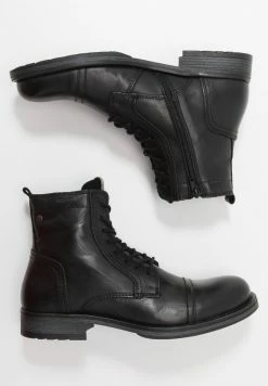 Alternative view of Jack & Jones JFWRUSSEL WARM - Lace-up Ankle Boots - Anthracite