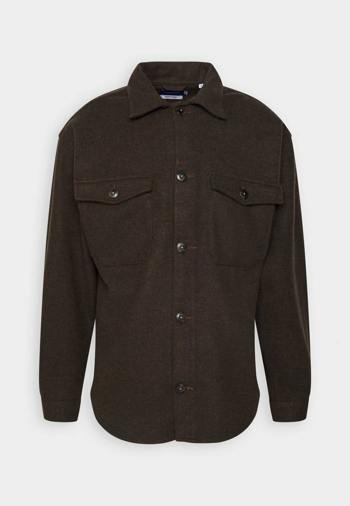 Jack & Jones JOROLLIE OVERSHIRT - Light Jacket - Seal Brown 4 Jack & Jones JOROLLIE OVERSHIRT - Light Jacket - Seal Brown - Image 4