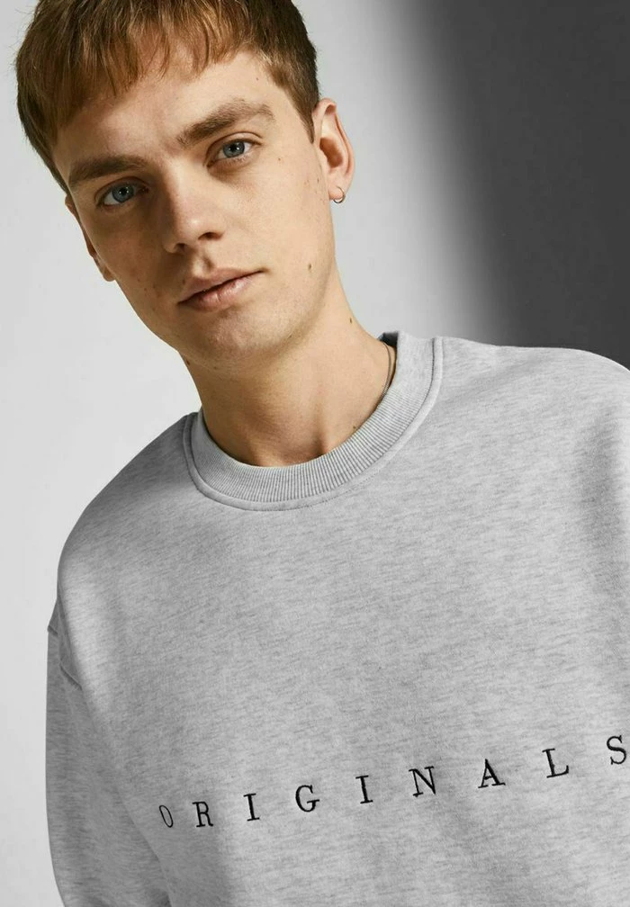 Jack & Jones JORCOPENHAGEN BIG CREW NECK NOOS - Sweatshirt - White Melange 4 Jack & Jones JORCOPENHAGEN BIG CREW NECK NOOS - Sweatshirt - White Melange - Image 4