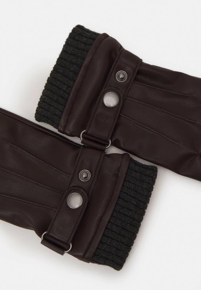 Jack & Jones JACJOEY GLOVES - Gloves - Brown Stone 3 Jack & Jones JACJOEY GLOVES - Gloves - Brown Stone - Image 3