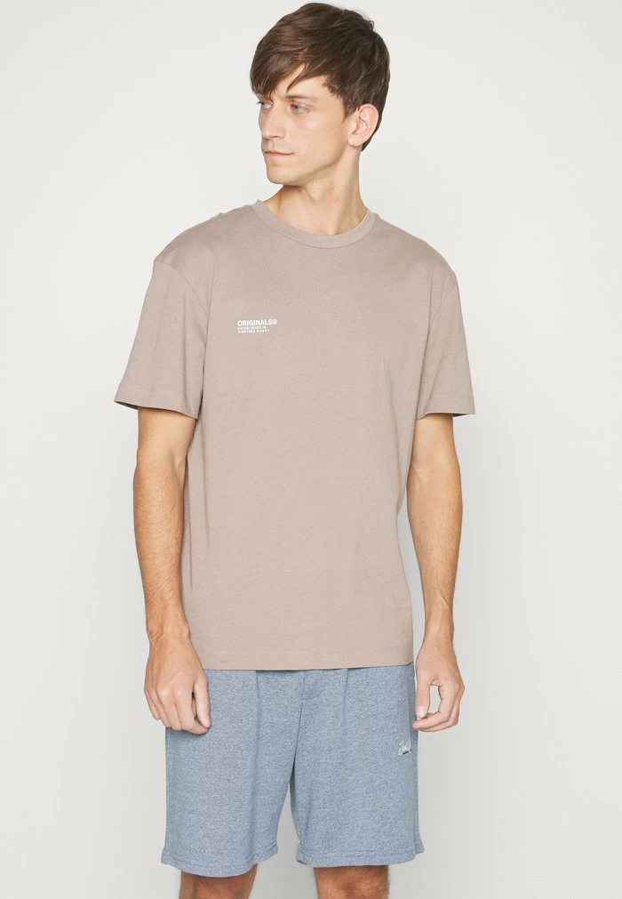 Jack & Jones JORWORLD CREW NECK - Print T-shirt - Fungi 3 Jack & Jones JORWORLD CREW NECK - Print T-shirt - Fungi - Image 3