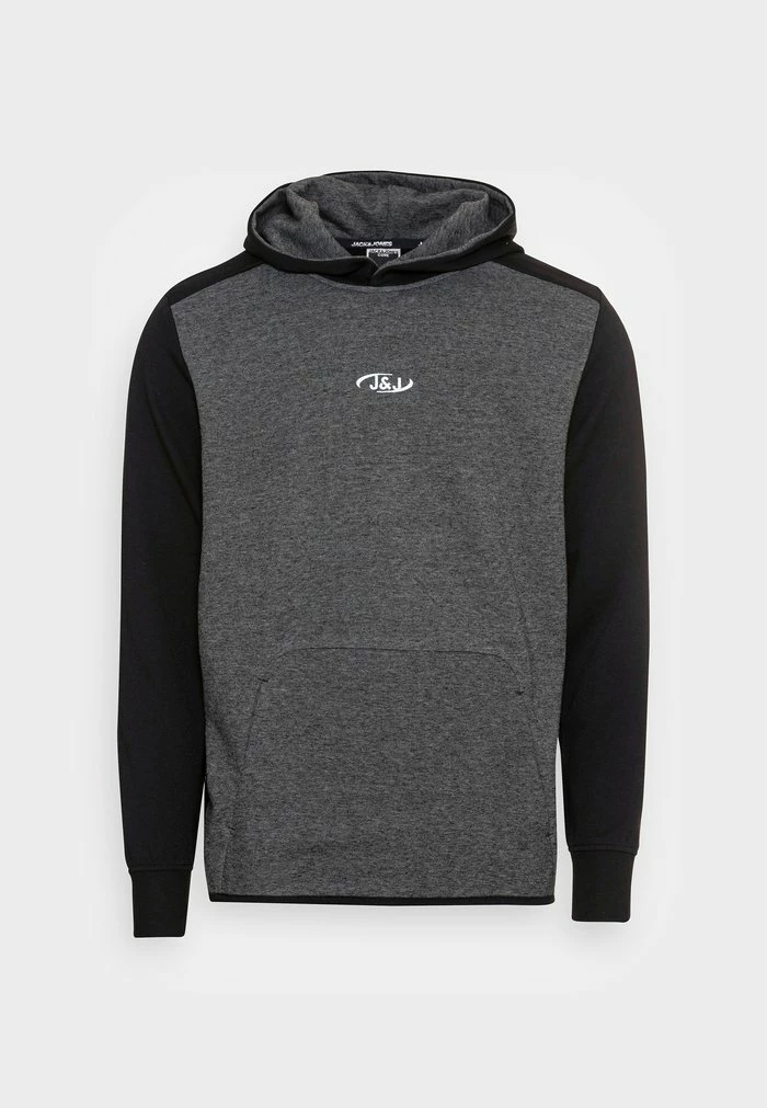Jack & Jones JCOAIR SWEATHOOD - Hoodie - Black Melange 4 Jack & Jones JCOAIR SWEATHOOD - Hoodie - Black Melange - Image 4