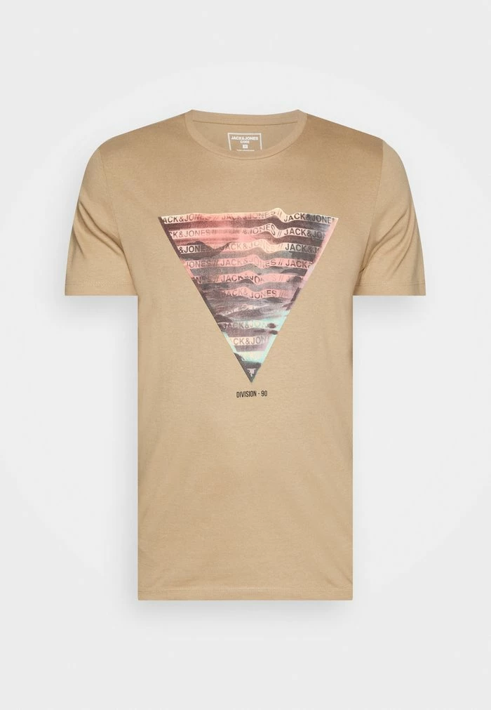 Jack & Jones JCOTOM TEE CREWNECK UNISEX - Print T-shirt - Dune 5 Jack & Jones JCOTOM TEE CREWNECK UNISEX - Print T-shirt - Dune - Image 5