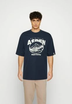 Jack & Jones JORASPEN TEE CREW NECK UNISEX - Print T-shirt - Navy Blazer