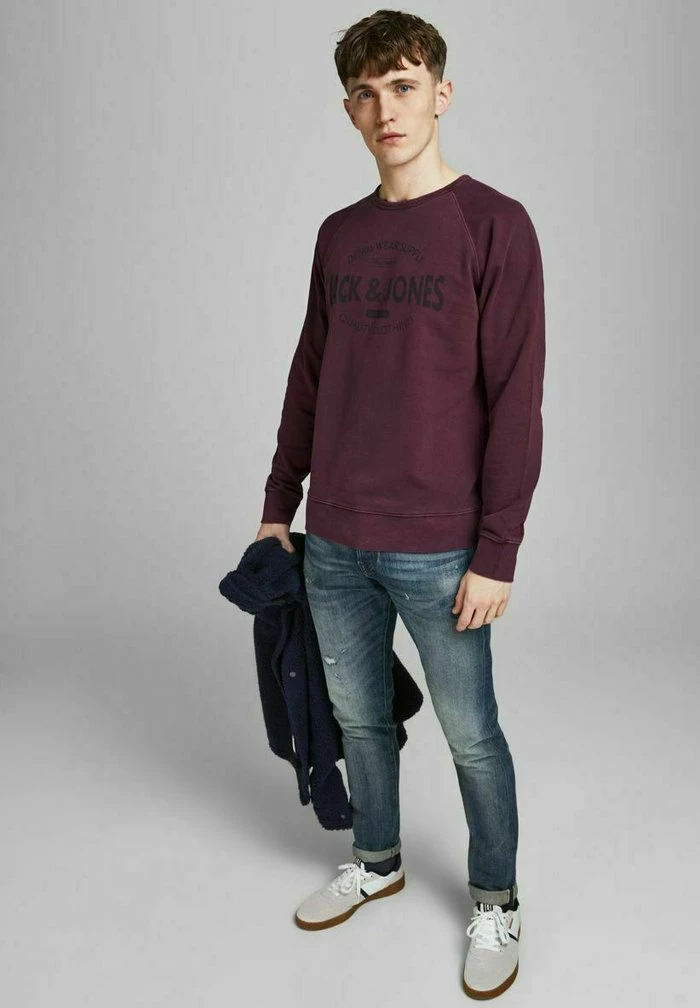 Jack & Jones Sweatshirt - Port Royale 5 Jack & Jones Sweatshirt - Port Royale - Image 5