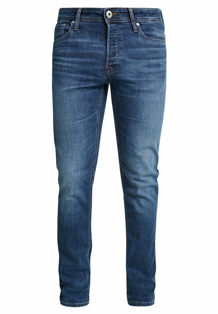 Jack & Jones JJIGLENN JJORIGINAL - Slim Fit Jeans - Blue Denim 4 Jack & Jones JJIGLENN JJORIGINAL - Slim Fit Jeans - Blue Denim - Image 4