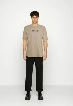 Alternative view of Jack & Jones JORCOLLEGE TEE - Print T-shirt - Fungi
