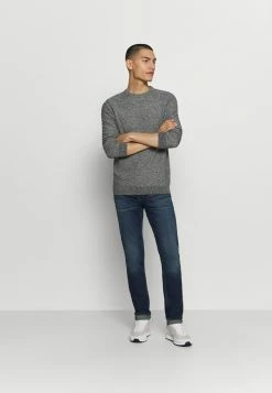 Alternative view of Jack & Jones JJEAARON - Jumper - Black/white Jet Stream